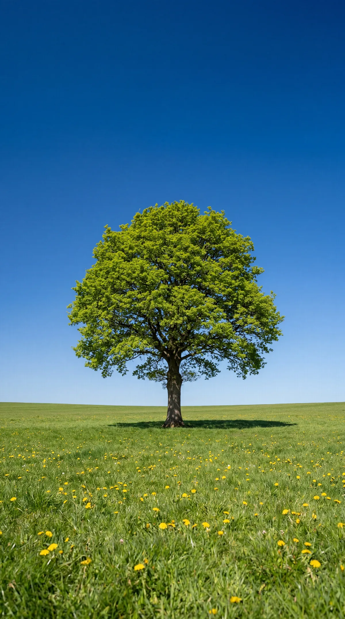 A Tree Under Cobalt Sky