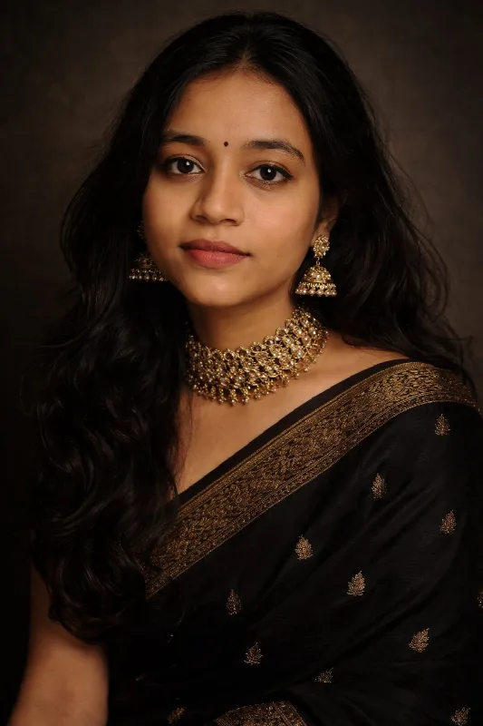 Black Saree Editorial