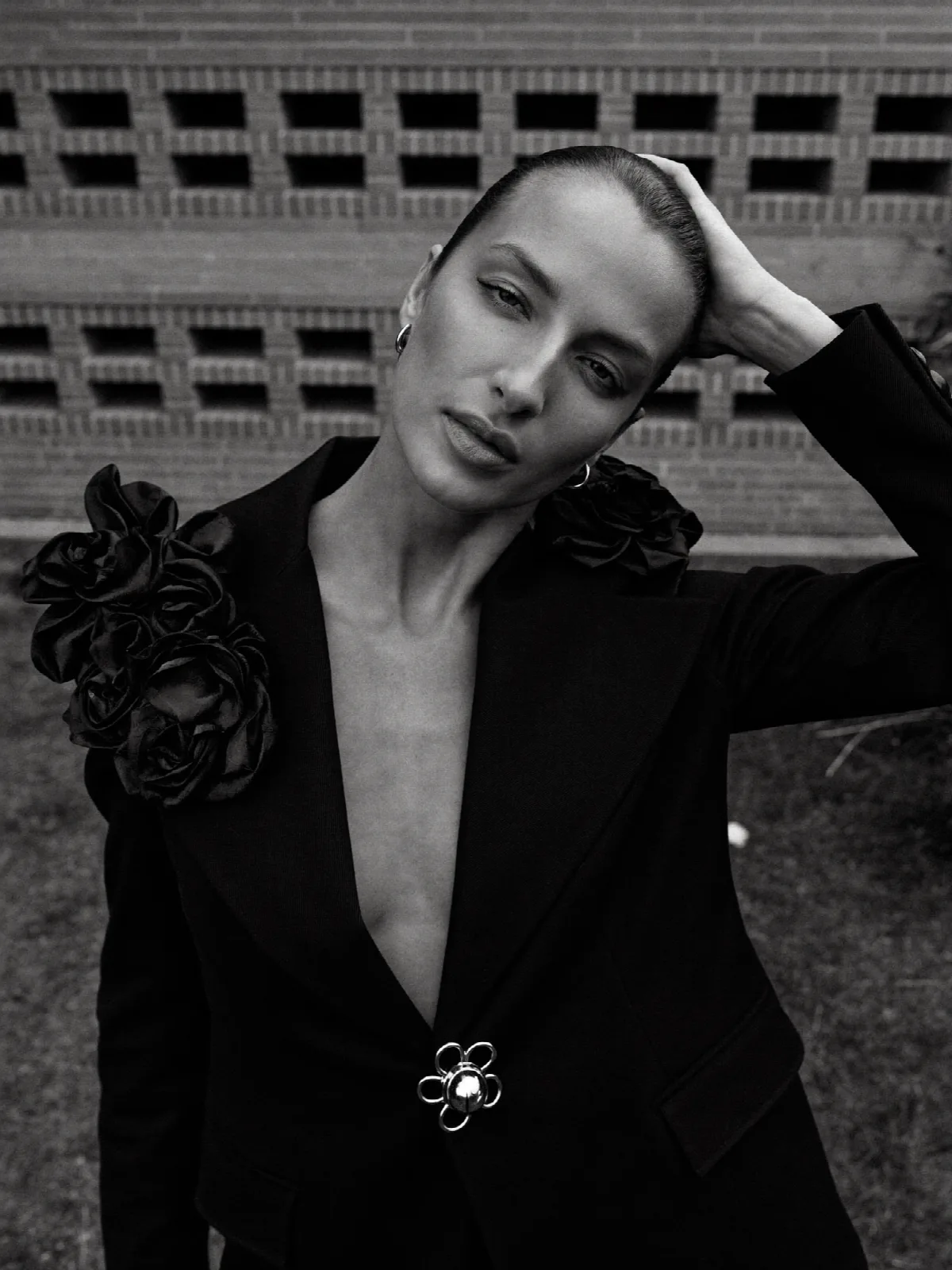 Sculptural Black Coat