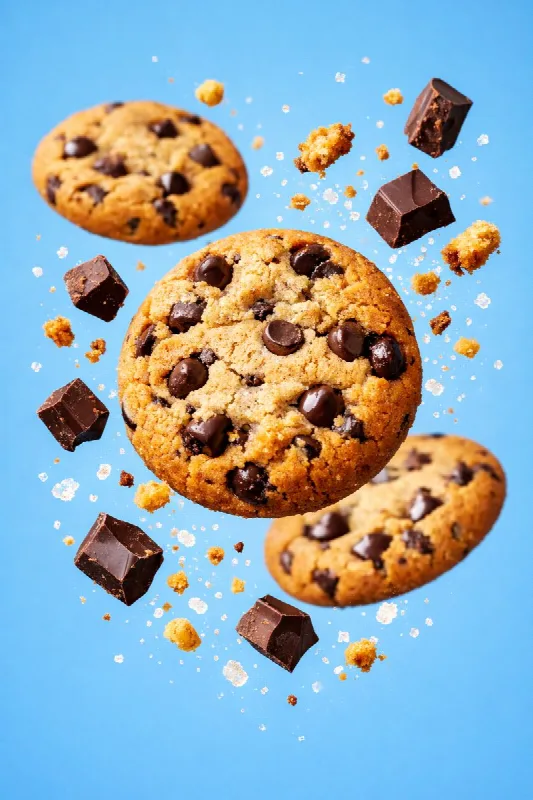 Floating Chocolate Chip Cookies