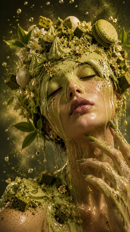 Matcha Goddess Portrait