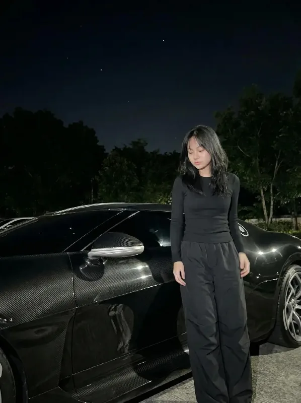 Night Car Under Stars