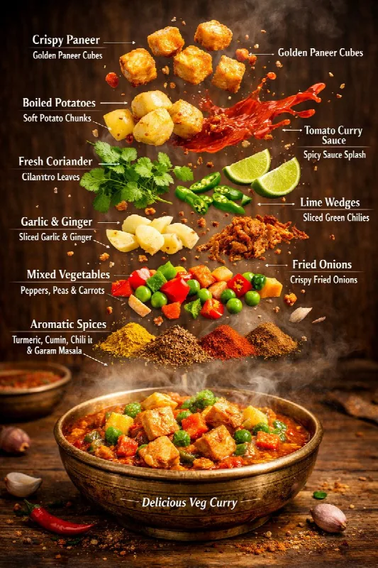 Veg Curry Ingredients