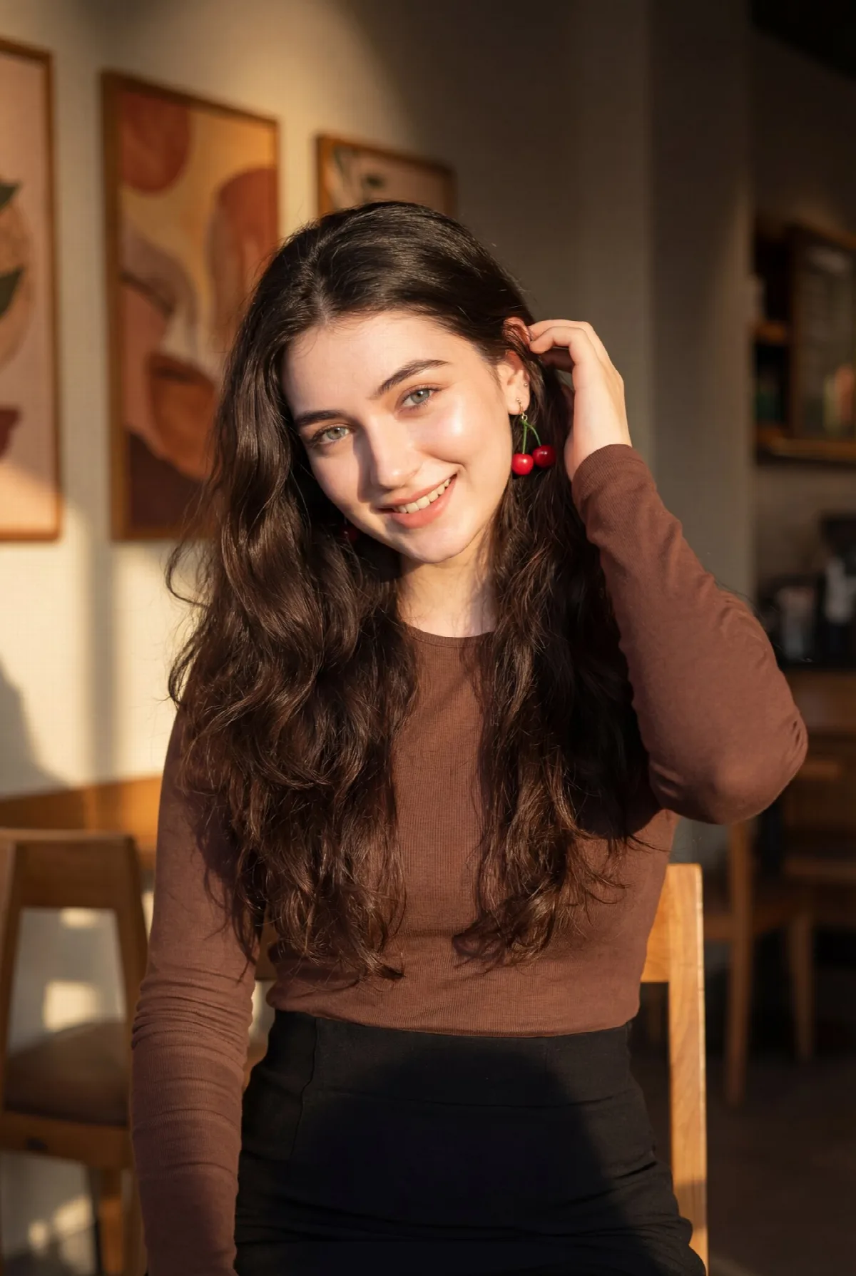 Golden Hour Café Smile