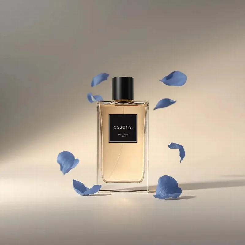 Perfume with Floating Petals