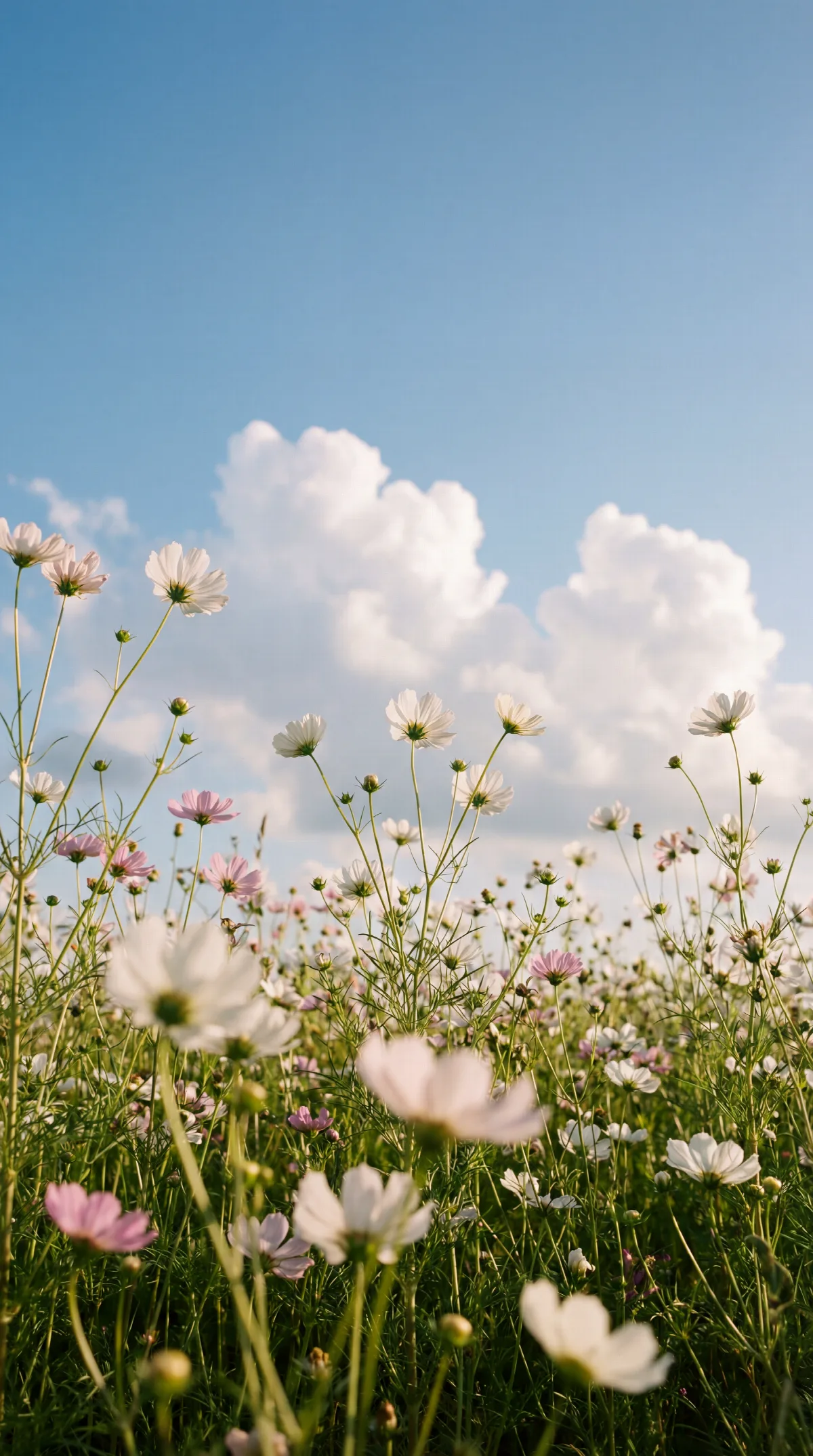 Cosmos Beneath Summer Clouds