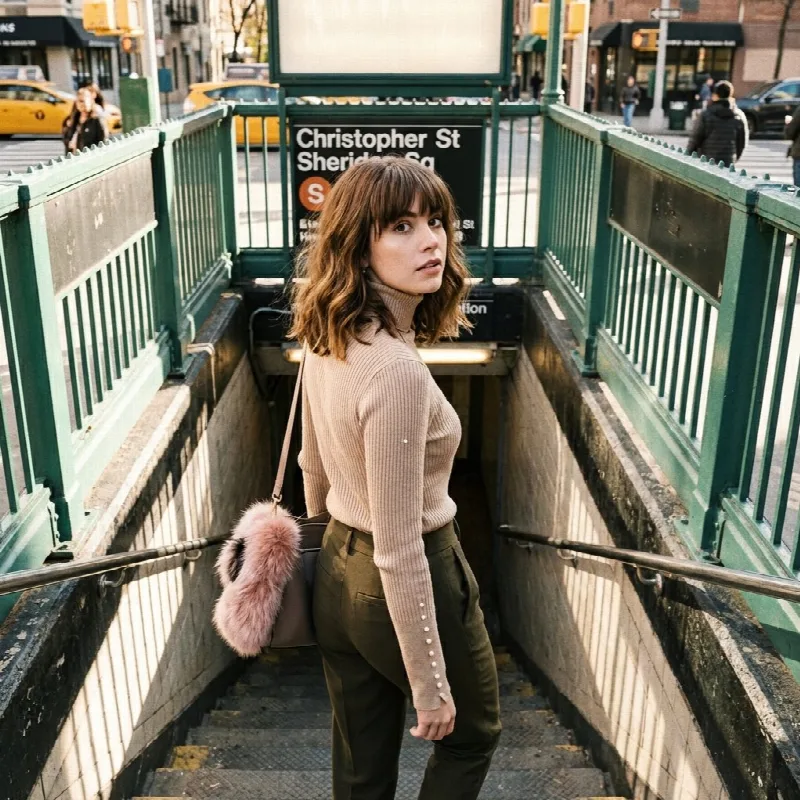 Subway Stairs Glance