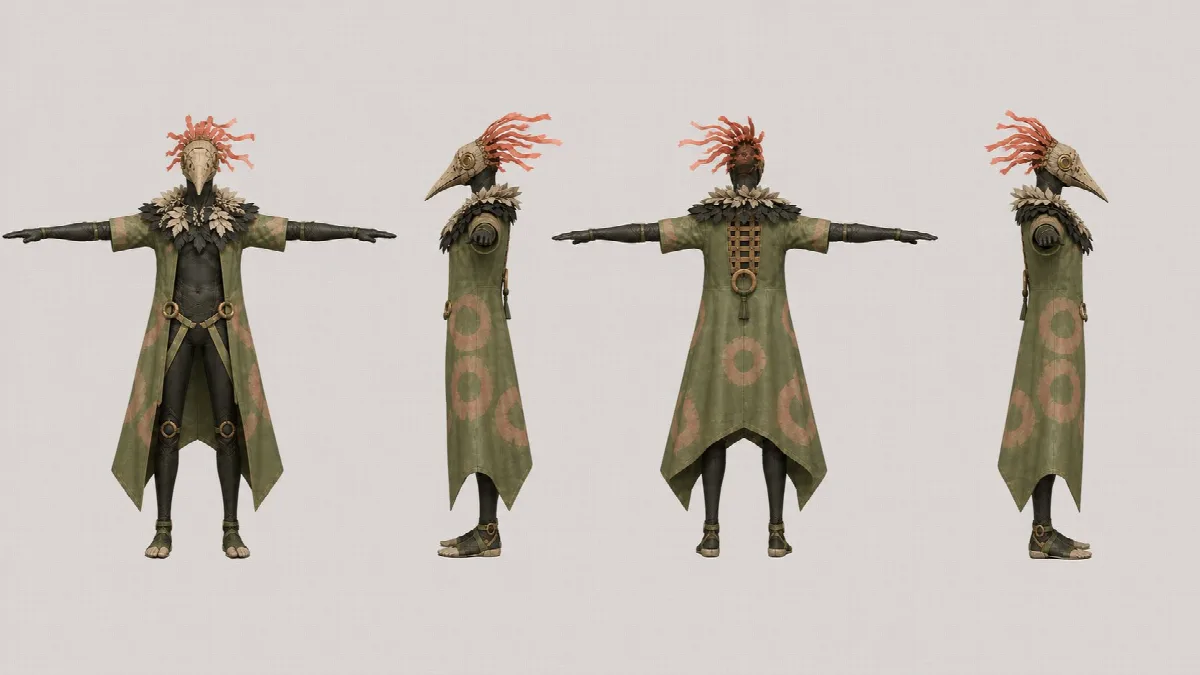 Bird Masked Shaman Turnaround
