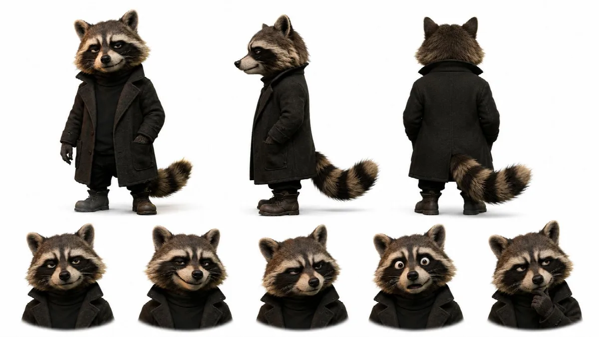 Raccoon Character Sheet