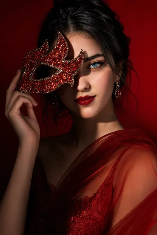 Behind the Crimson Mask