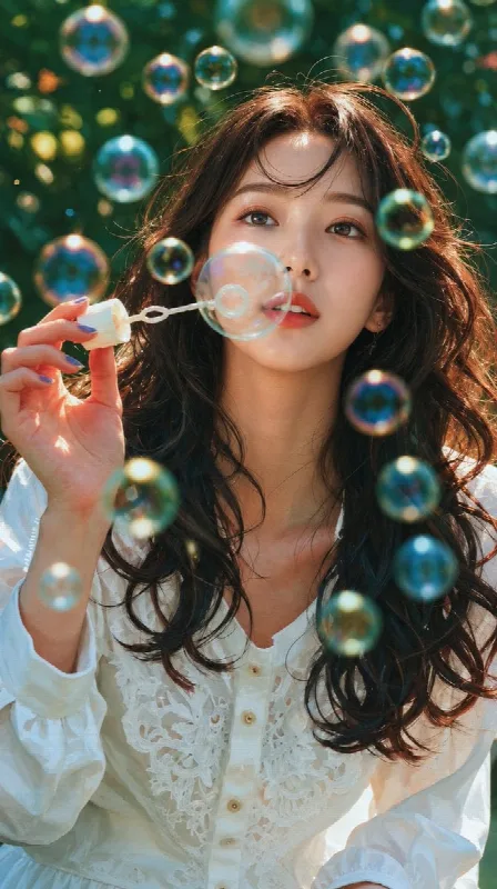 Bubbles in the Golden Garden