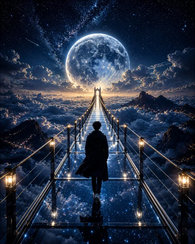 Glass Bridge to the Moon