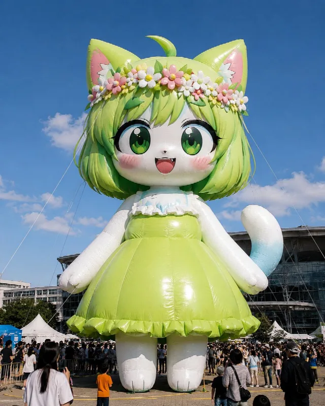 Balloon Cat Character