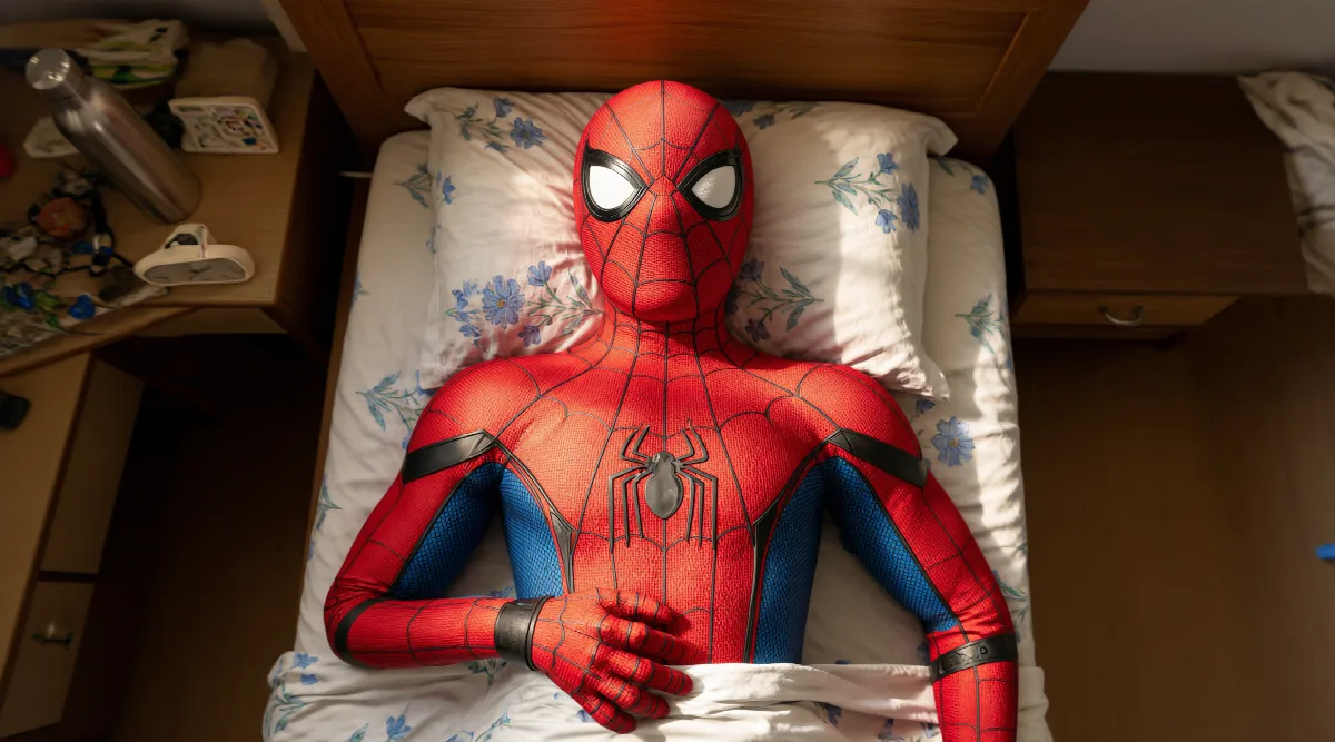 A Superhero's Quiet Morning