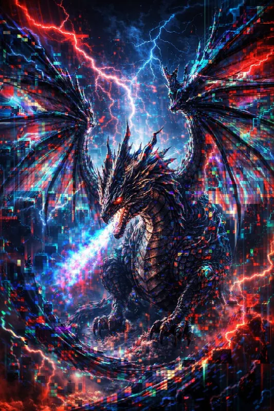 Glitch Storm Dragon