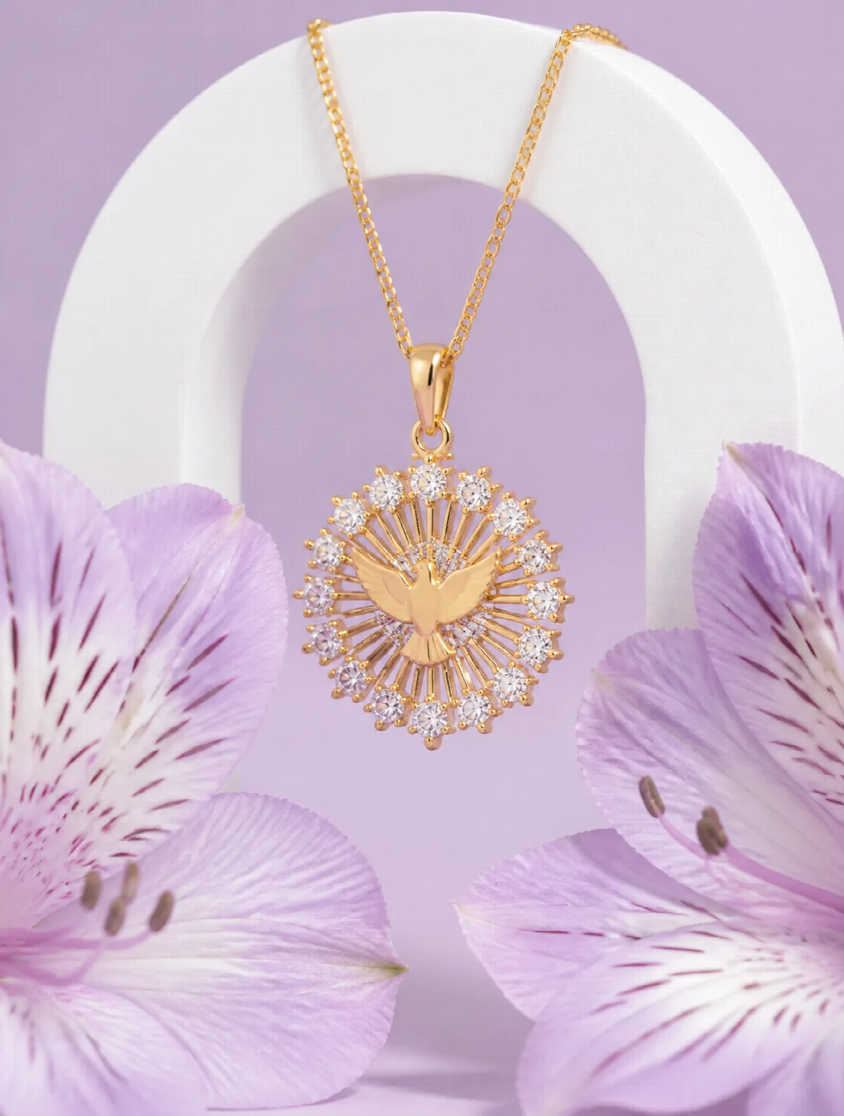 Golden Dove Pendant