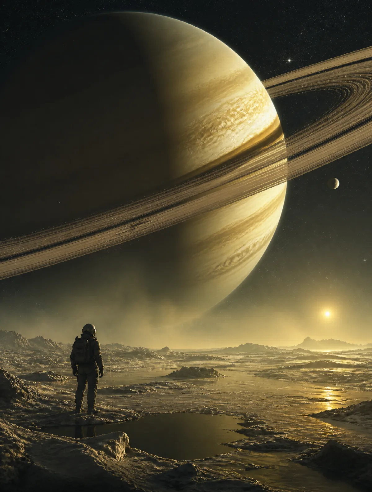 Beneath the Rings of Saturn