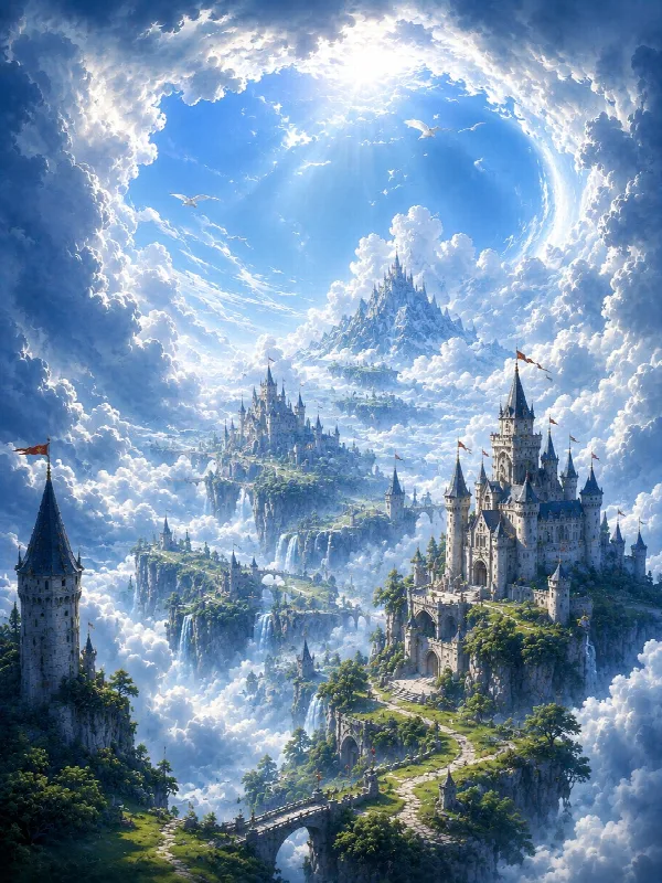 Floating Castles in Clouds