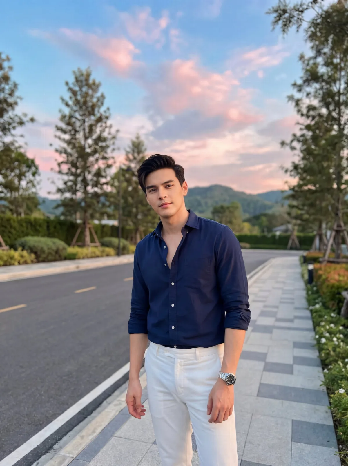 Sunset Sidewalk