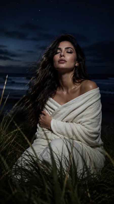 Night on the Coastal Grass