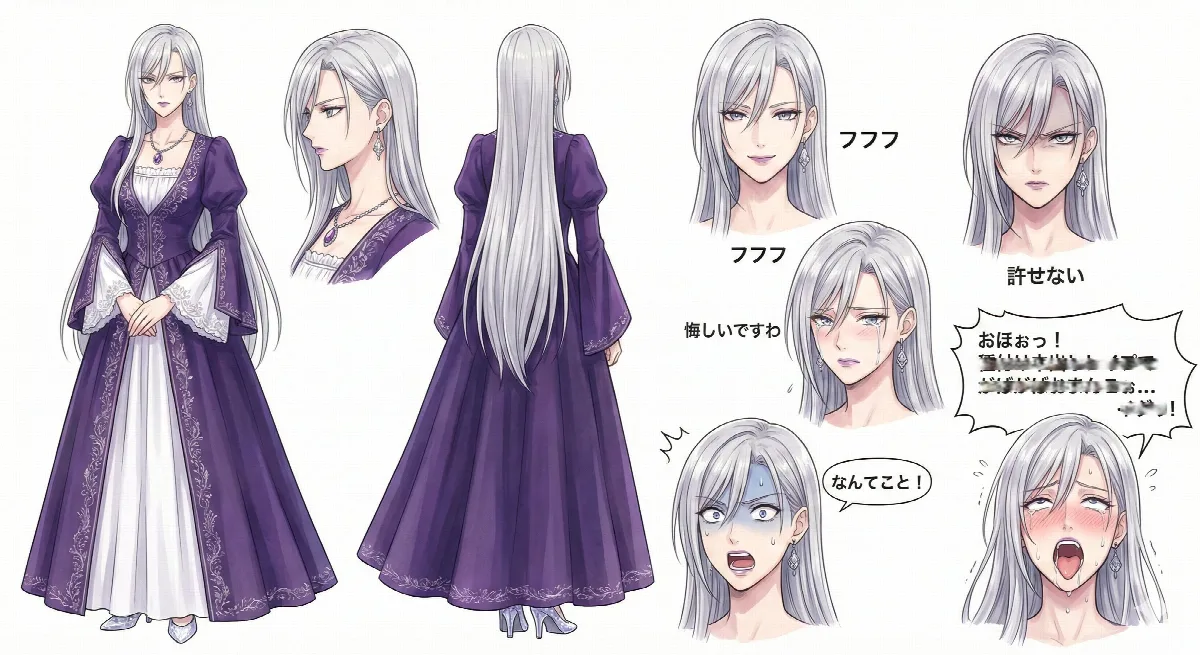Villainess Design Sheet