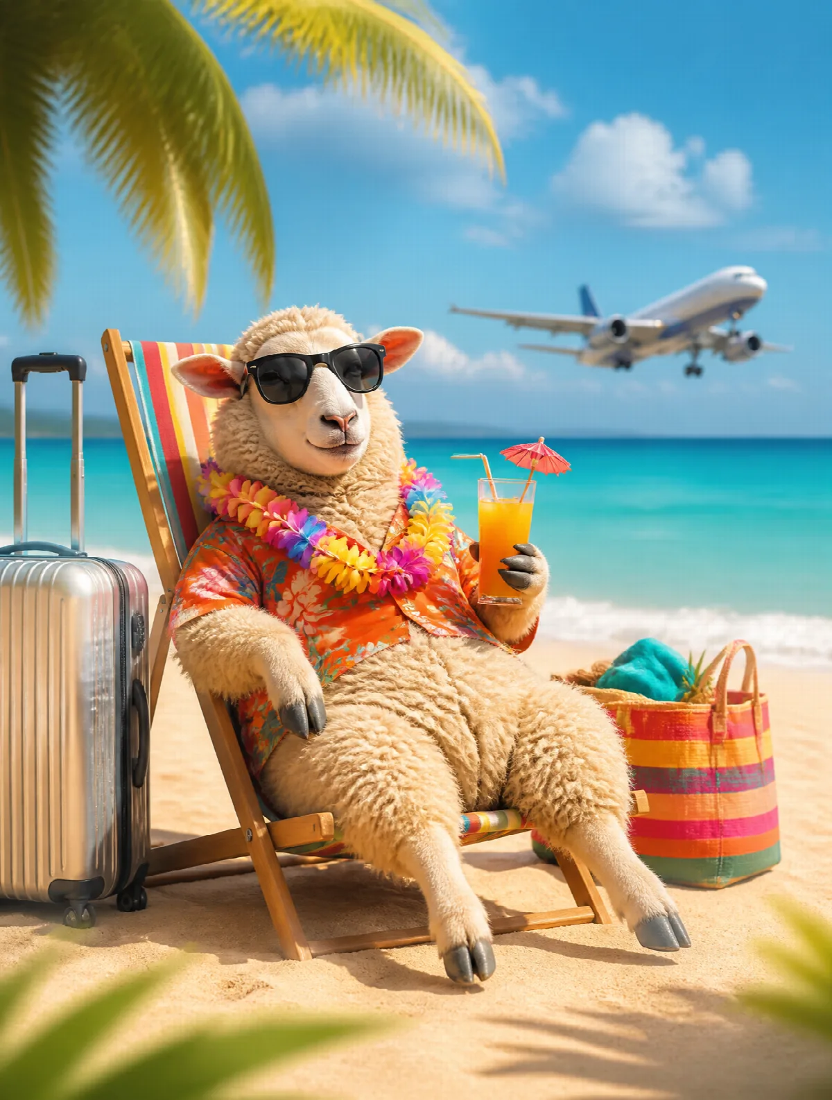A Sheep on Holiday