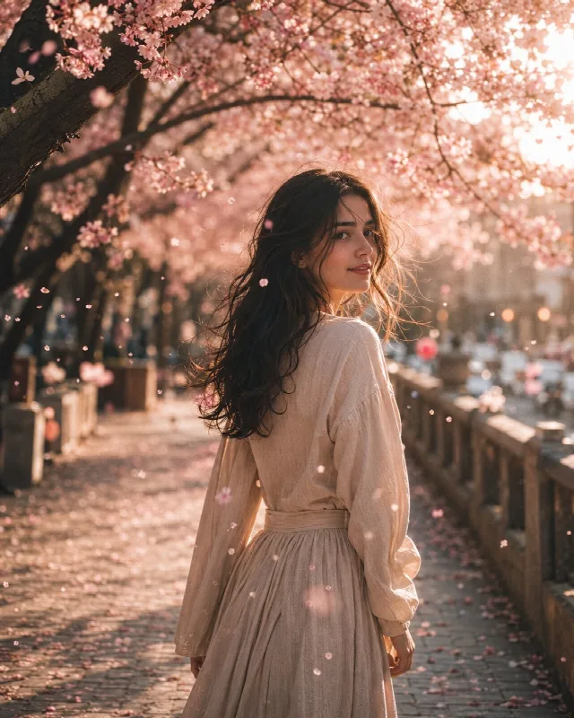 Cherry Blossom Glance