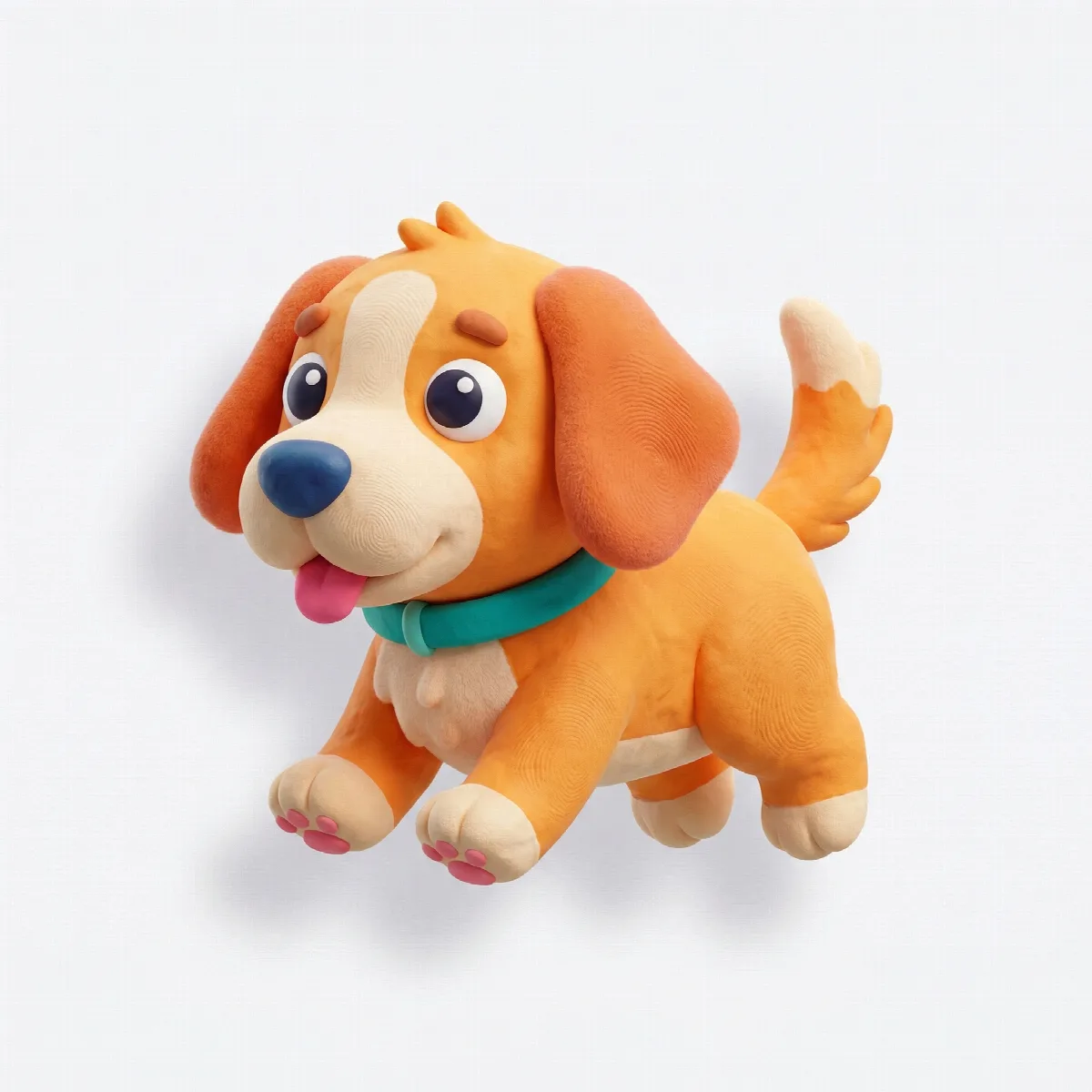Tactile Clay Puppy Icon