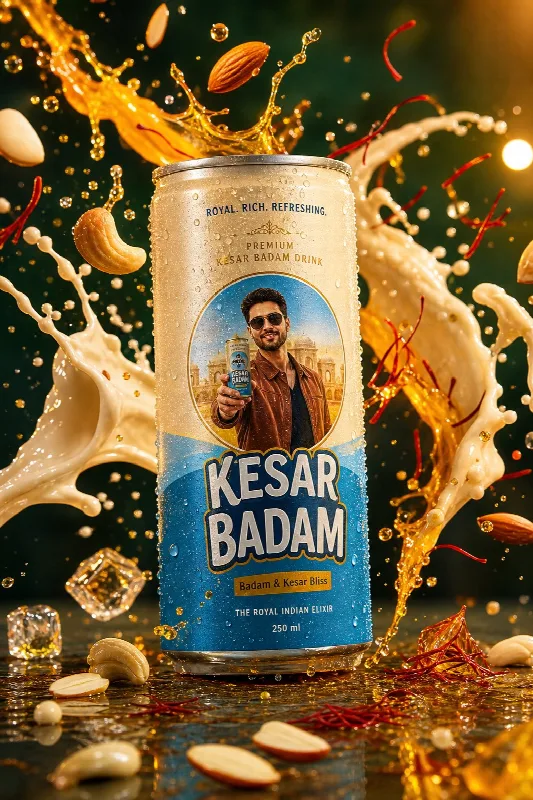 Saffron Almond Drink Can