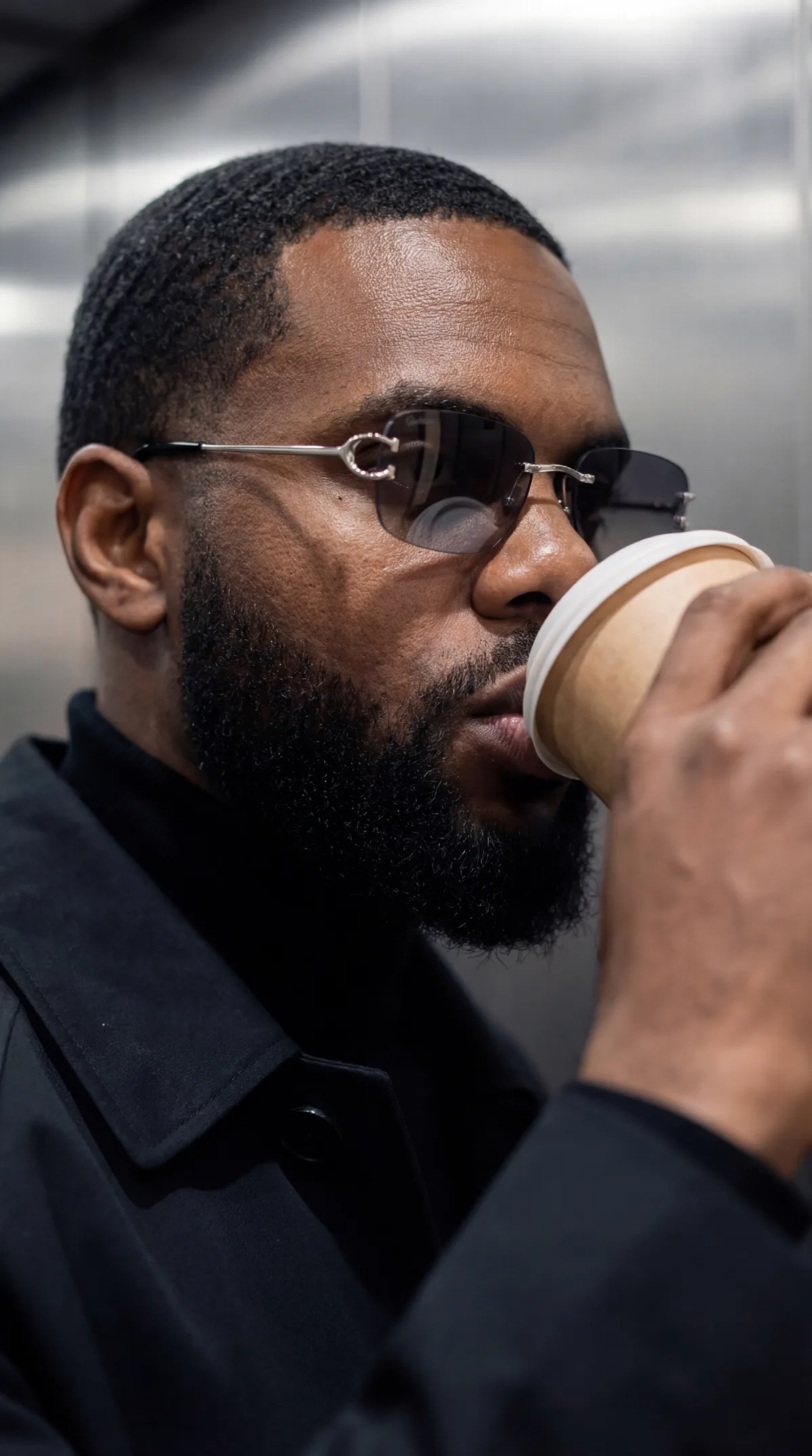 Coffee in the Elevator