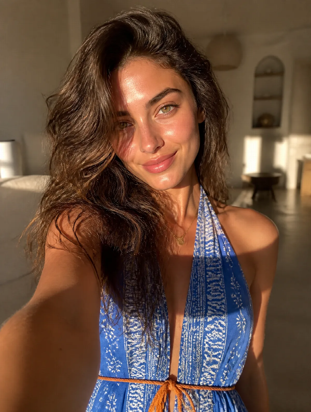 Blue Halter in the Evening Sun