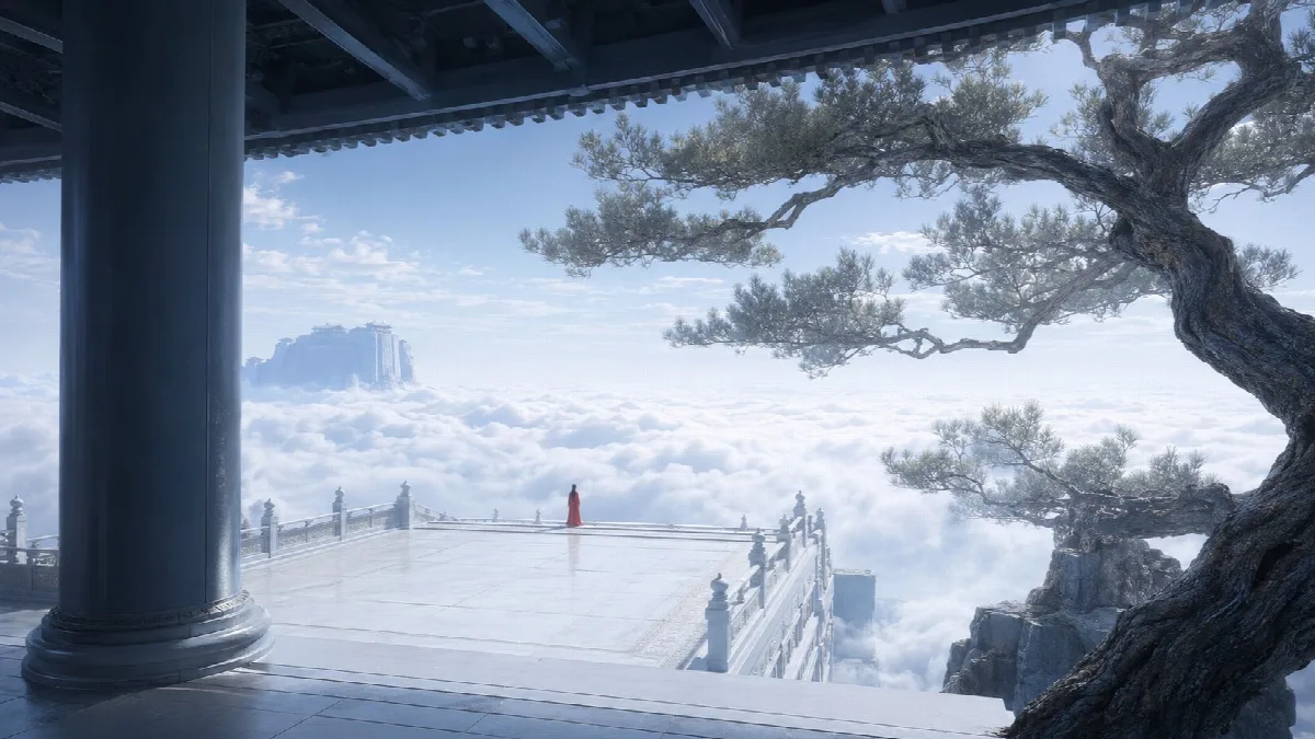 Moonlit Cloud Pavilion