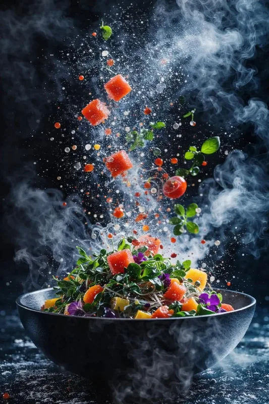 Exploding Salad Bowl