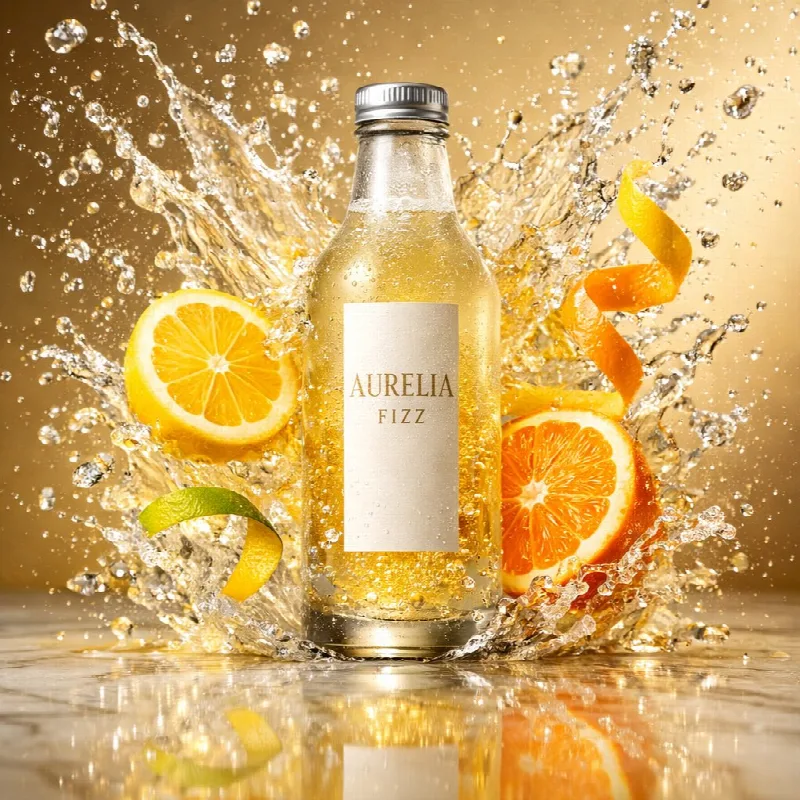 Citrus Tonic Bottle Splash