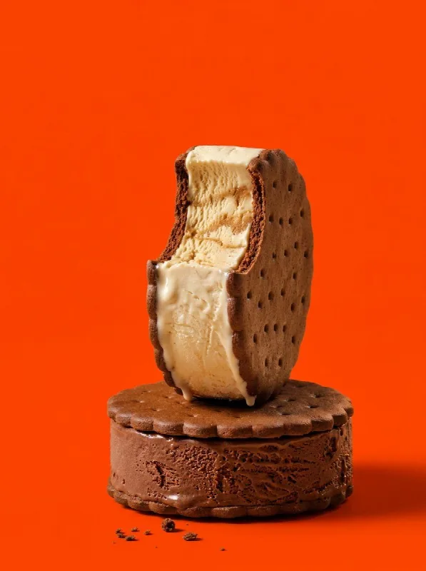 Ice Cream on Orange