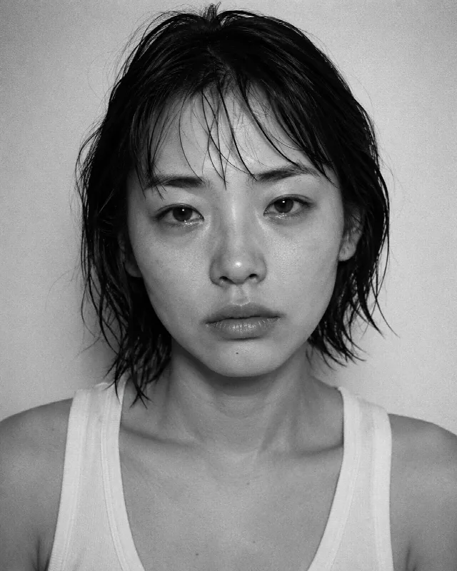 Raw Monochrome Close-Up