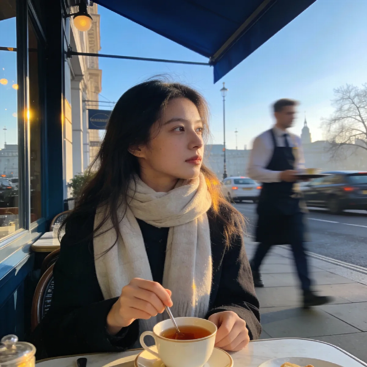 Tea at a London Café