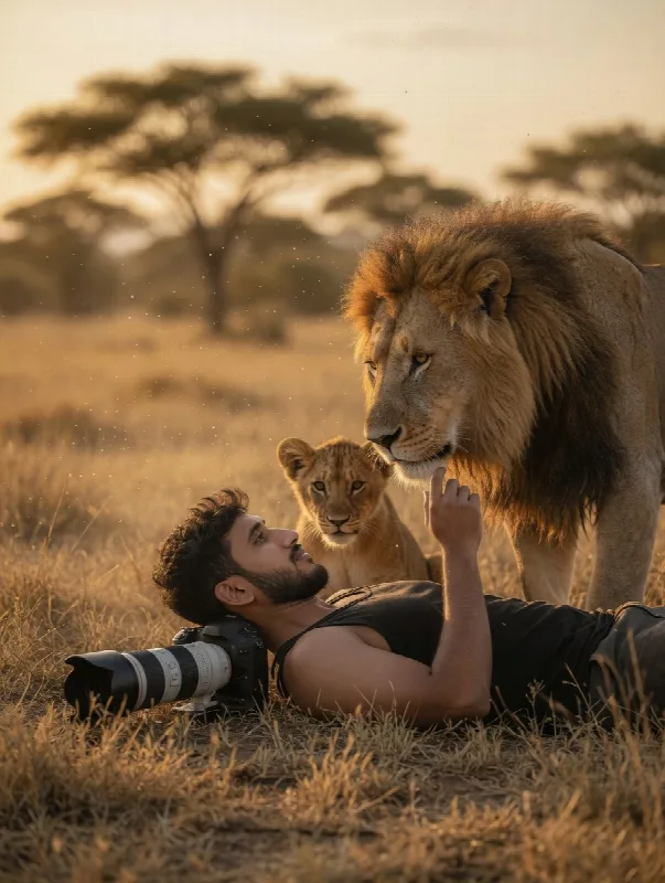 Resting with the Lions