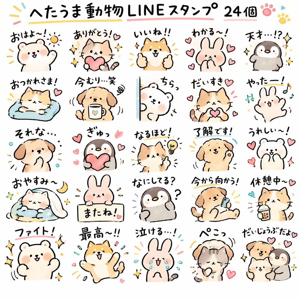 Quirky Animal Sticker Pack