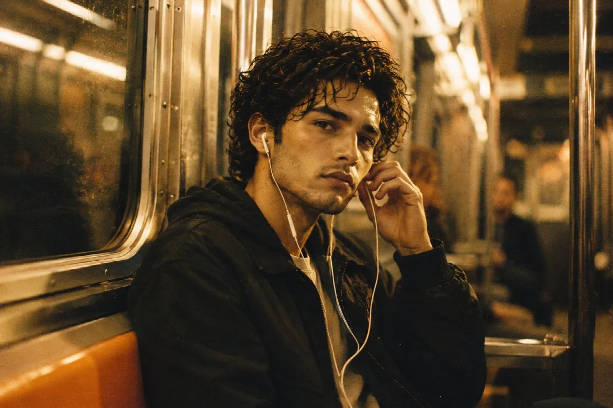 90s Subway Film Portrait