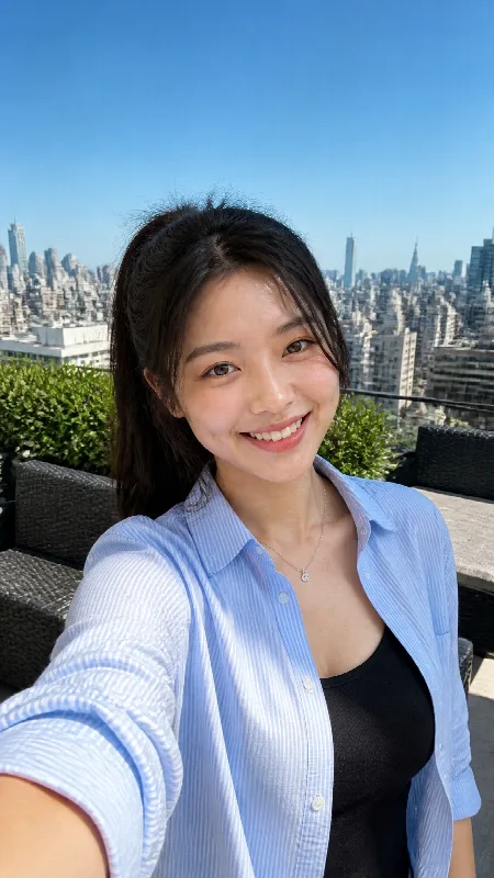 Rooftop Summer Selfie