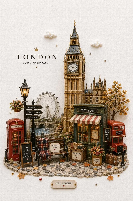 Handcrafted Landmark Diorama