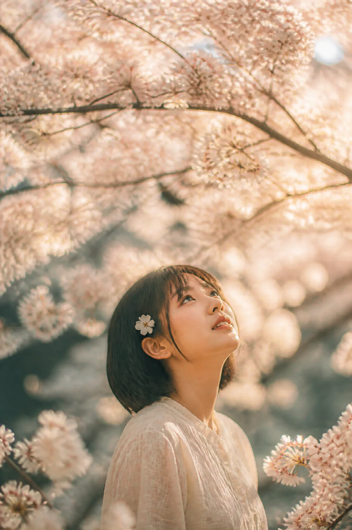 Beneath the Cherry Blossoms