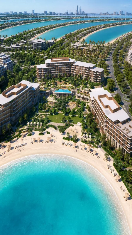 Coastal Resort from Above