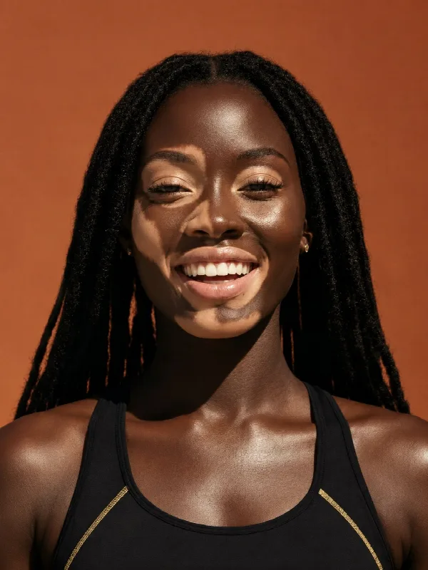 Terracotta Backdrop Beauty Portrait