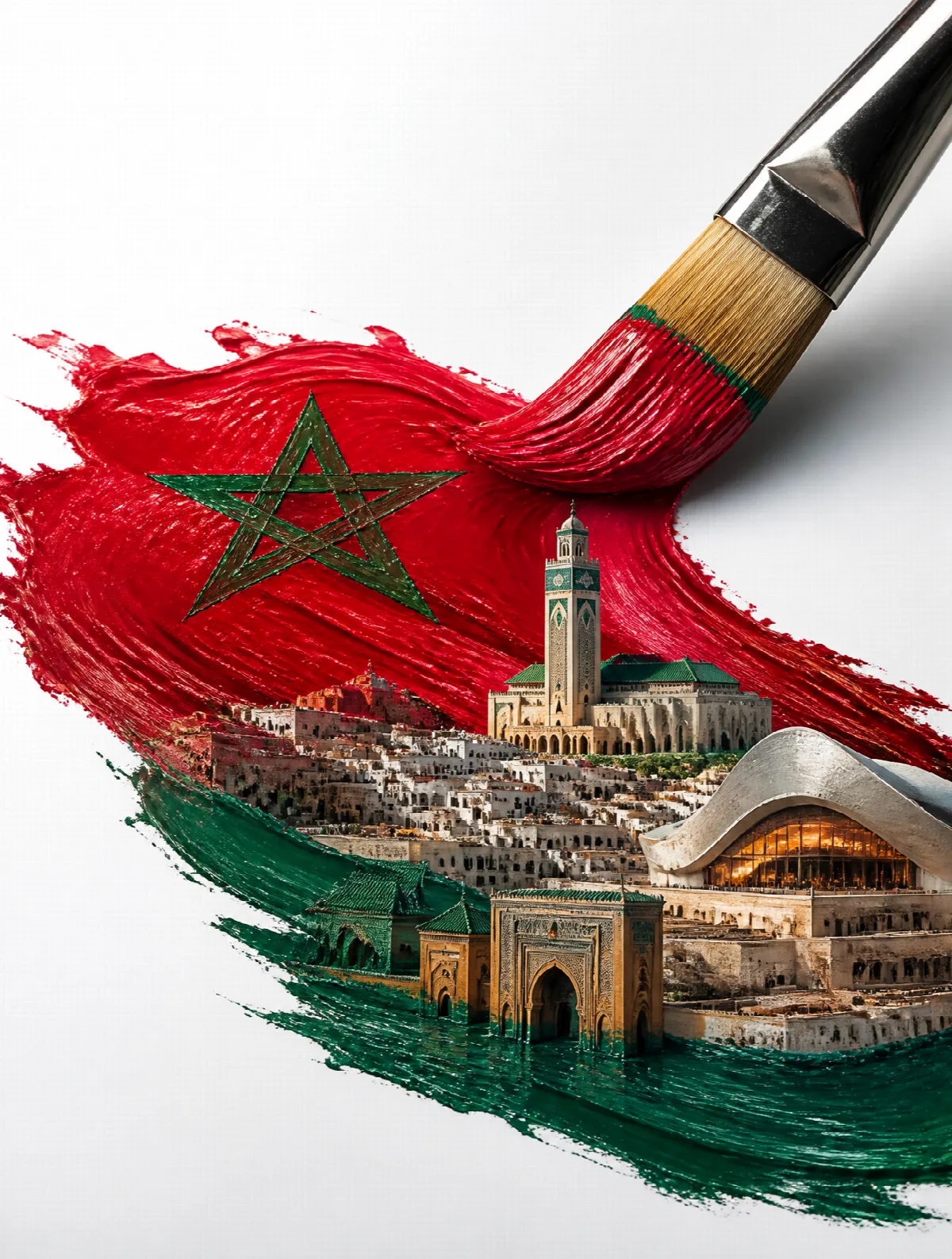 Morocco in a Brushstroke