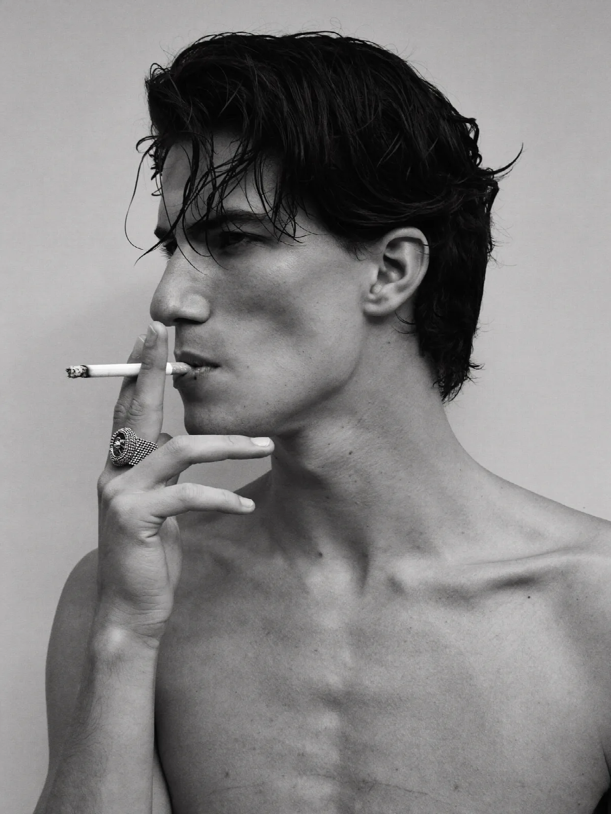 Sculptural Monochrome Profile