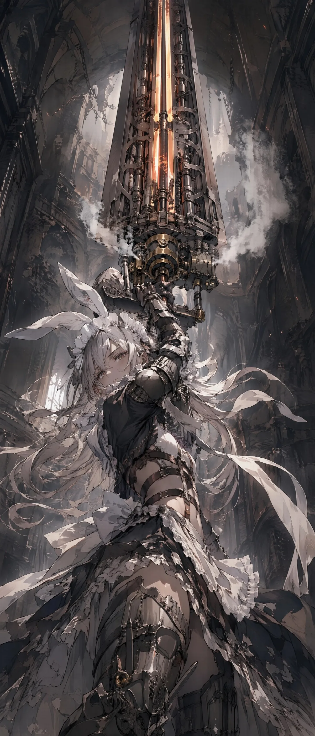 Gothic Mecha Sword Maiden