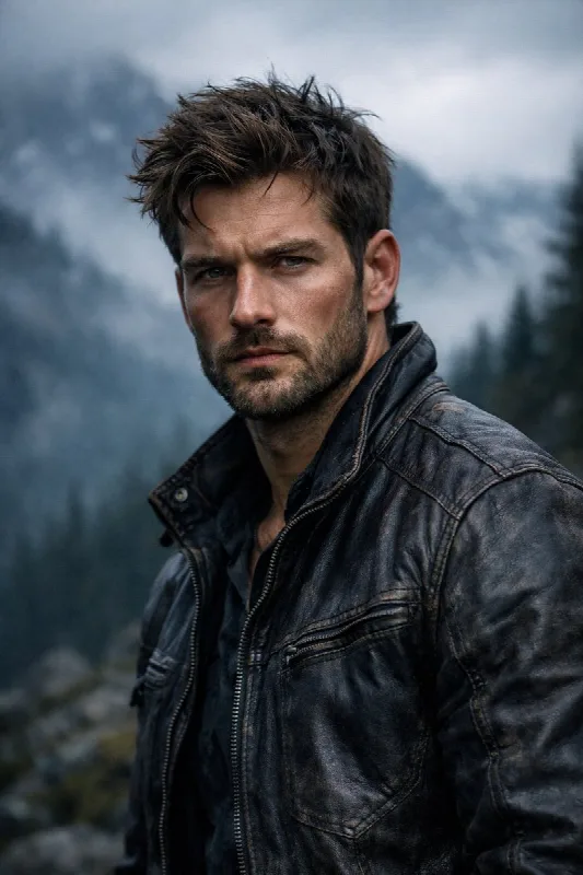 Cinematic Rugged Mountain Portrait