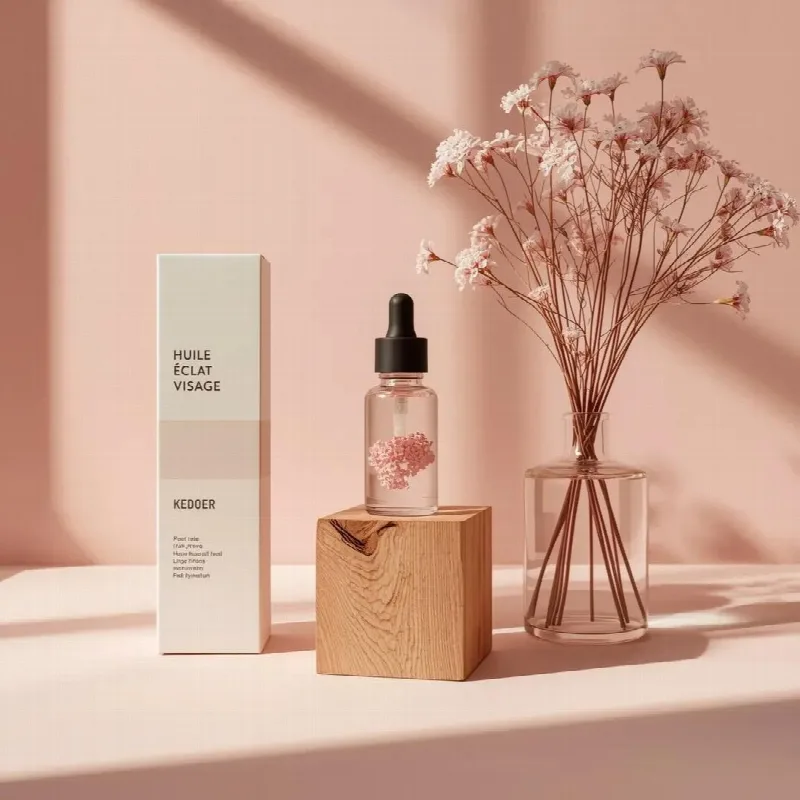 Floral Facial Oil Still Life